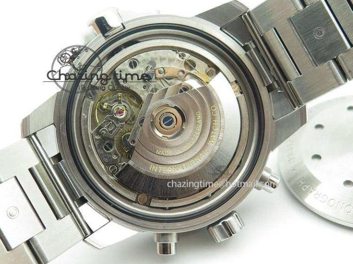 MIROTIME 0314 Classic Aquatimer Chrono IW376803 V6F 1:1 Best Edition Black Dial On SS Bracelet A 7361